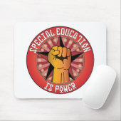 特殊教育は力です マウスパッド (マウス)