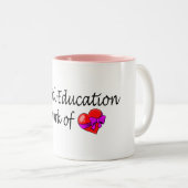 特殊教育愛の仕事 ツートーンマグカップ (正面右)