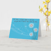 特殊気持ちグリーティングカード カード (黄色い花)