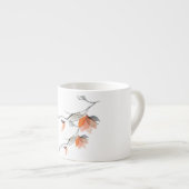 特殊水彩花枝デザインマグ エスプレッソカップ (正面右)