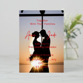 特殊箔の招待状 箔招待状 (立ち正面)