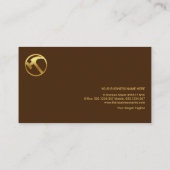 特殊箱木目テクスチャ建築ハンドマン 名刺 (裏面)