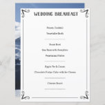 特殊結婚メニューの説明。 メニュー<br><div class="desc">の結婚Breakfast Menu in a Snowy Mountainsテーマ.独自のメニュー項目を追加</div>