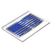 特殊設計アメリカのパラトパー国旗 ノートブック (左側)