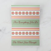 特殊設計パーソナライズされたサンキューカード サンキューカード (内部)