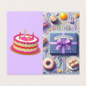 特殊誕生日カード (外部フラット)