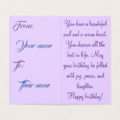 特殊誕生日カード (内部フラット)