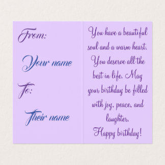 特殊誕生日カード