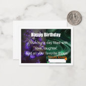 特殊誕生日カード2 ノートカード (正面/裏面インサイチュ)