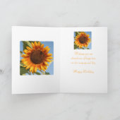 特殊誕生日用叔母カード カード (内部)