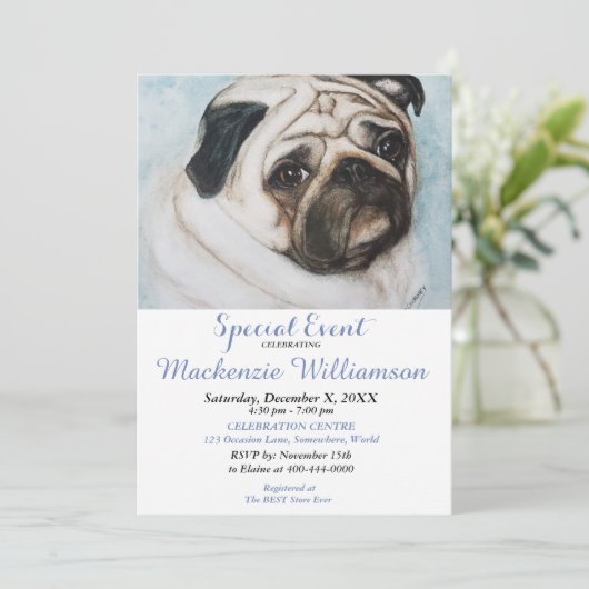 特殊誕生日 招待状 (スタンド正面)