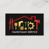 特殊赤額縁の便利道具 名刺 (正面)