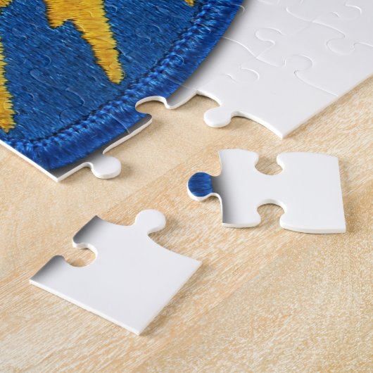 特殊部隊のグループの緑色のベレー帽SF SOF SFG SOC ジグソーパズル (側面)