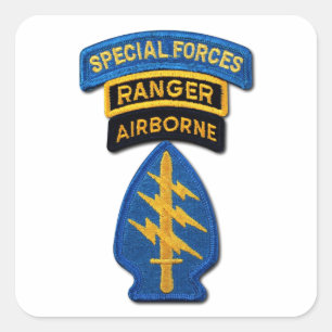 特殊部隊のグループの緑色のベレー帽SF SOF SFG SOC スクエアシール
