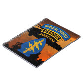 特殊部隊のグループの緑色のベレー帽SF SOF SFG SOC ノートブック (左側)