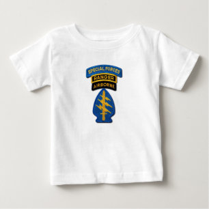 特殊部隊のグループの緑色のベレー帽SF SOF SFG SOC ベビーTシャツ