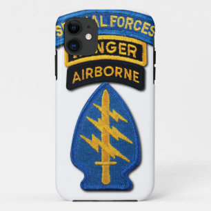 特殊部隊のグループの緑色のベレー帽SF SOF SFG SOC iPhone 11 ケース