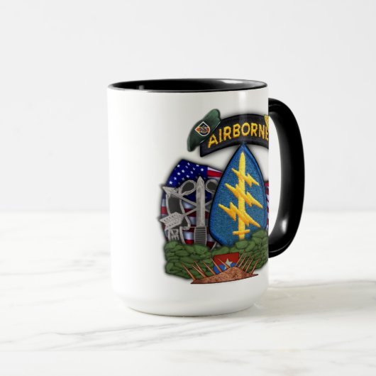 特殊部隊のグループの退役軍人のベトナムの第5獣医 マグカップ (正面右)