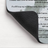 特殊部隊の信条のキャンプのウィリアムスの第19退役軍人 マウスパッド (コーナー)