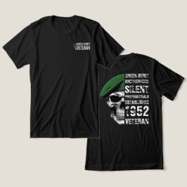 特殊部隊の兄弟愛を持つ退役軍人のドクロ トライブレンドTシャツ