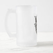 特殊部隊の曇らされたマグ フロストグラスビールジョッキ (左)