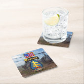 特殊部隊グリーンベレーべトナム戦争ヴェッツ スクエアペーパーコースター (インサイチュ)