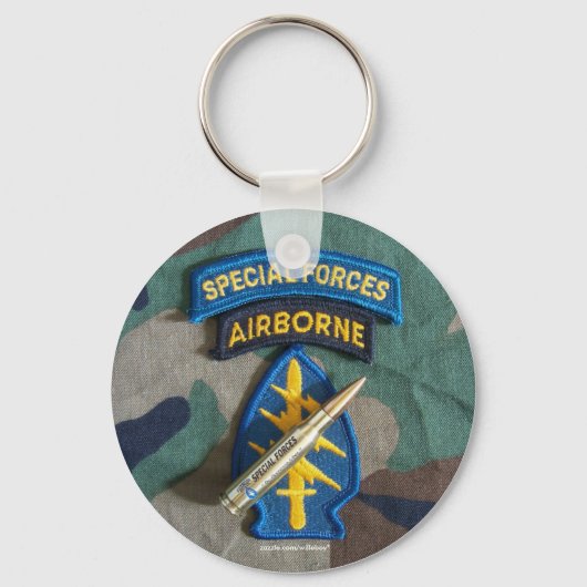 特殊部隊グリーンベレーグループイラク・キーチェーン キーホルダー (正面)