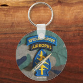 特殊部隊グリーンベレーグループイラク・キーチェーン キーホルダー (正面)