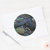 特殊部隊グリーンベレーツパッチシール ラウンドシール (封筒)