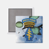 特殊部隊グリーンベレー退役軍人 マグネット (正面/裏面)