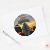 特殊部隊グリーンベレー退役軍人vetsのsof ラウンドシール (封筒)