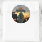 特殊部隊グリーンベレー退役軍人vetsのsof ラウンドシール (バッグ)