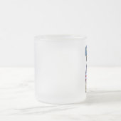 特殊部隊グリーンベレー霜の降りたトsfgパッチ フロストグラスマグカップ (中央)