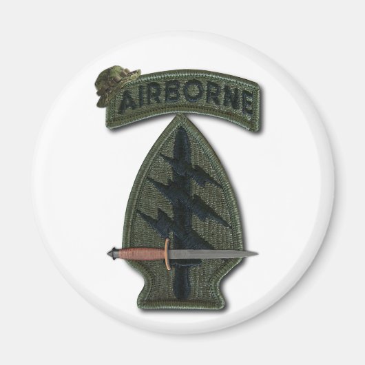 特殊部隊グリーンベレーsf退役軍人ベッツ マグネット (正面)