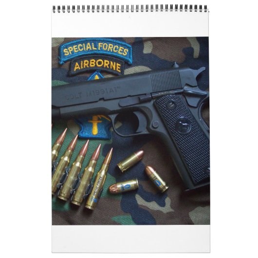 特殊部隊グリーンベレーSF SFG LRRP LRPS Vets カレンダー (カバー)