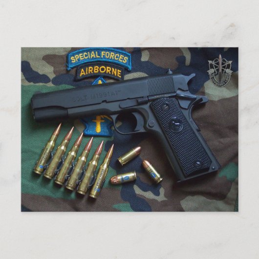 特殊部隊グリーンベレーSf SOF LRPS ポストカード (正面)