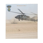 特殊部隊グリーンベレーsfg sf退役軍人パッチ ノートパッド (正面)