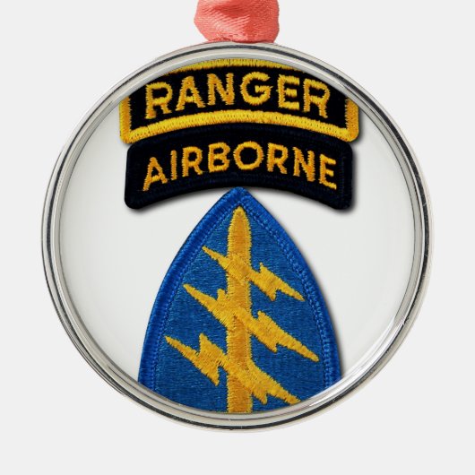 特殊部隊グループグリーンベレツSF SFG SOC メタルオーナメント (正面)