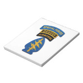 特殊部隊グループグリーンベレーSF SOF SFG SOC ノートパッド (回転)