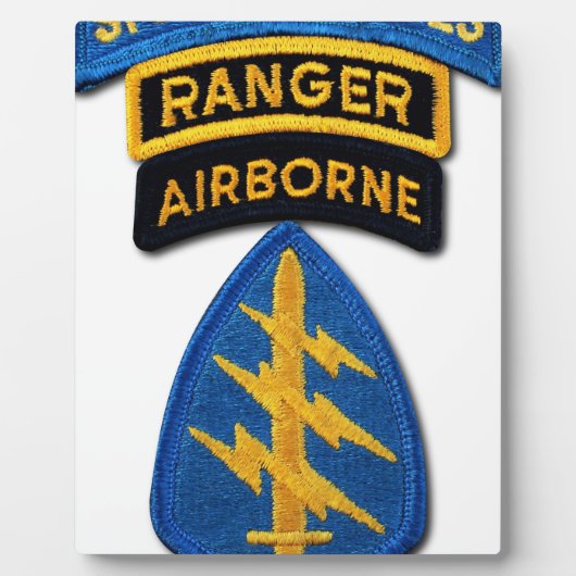 特殊部隊グループグリーンベレーSF SOF SFG SOC フォトプラーク (正面)