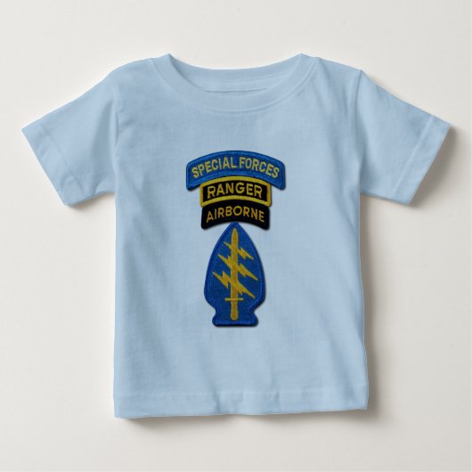 特殊部隊グループグリーンベレーSF SOF SFG SOC ベビーTシャツ (正面)