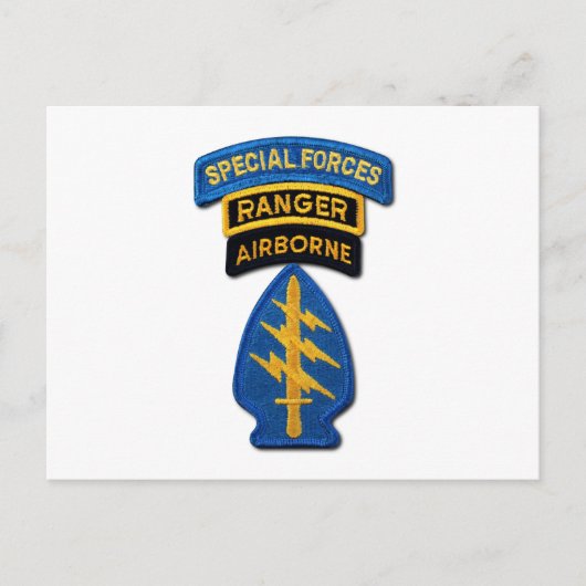 特殊部隊グループグリーンベレーSF SOF SFG SOC ポストカード (正面)