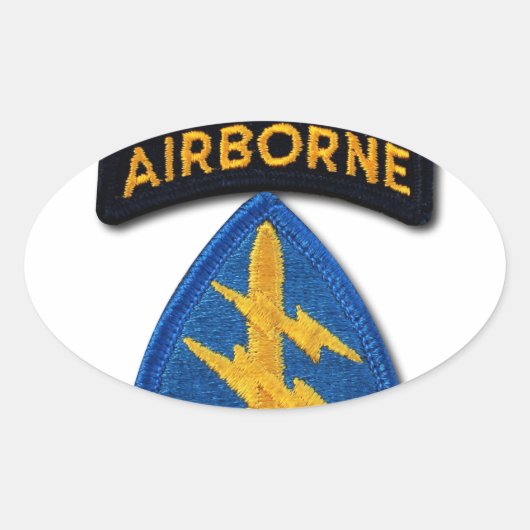 特殊部隊グループグリーンベレーSF SOF SFG SOC 楕円形シール (正面)