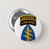 特殊部隊グループグリーンベレーSF SOF SFG SOC 缶バッジ (正面&裏面)