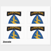 特殊部隊グループグリーンベレーSF SOF SFG SOC 長方形シール (シート)