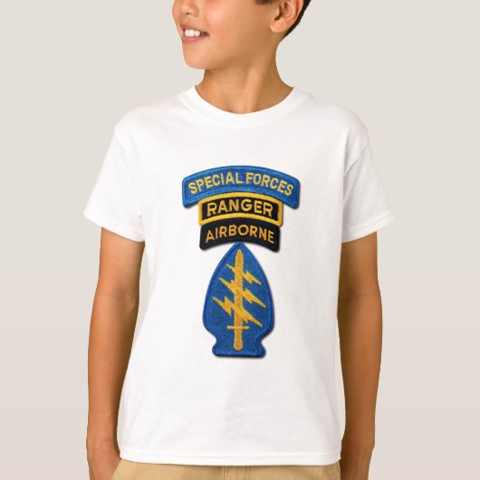 特殊部隊グループグリーンベレーSF SOF SFG SOC Tシャツ (正面)