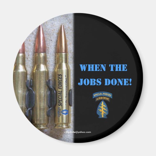 特殊部隊グループグリーンベレーsfg sf マグネット (正面)