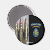 特殊部隊グループマグネットグリーンベレーによるイラク獣医 マグネット (正面/裏面)