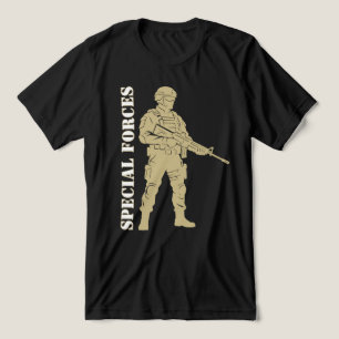 特殊部隊 - エリート軍事作戦員 トライブレンドTシャツ