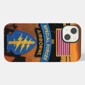 特殊部隊 グリーンベレー SF SFG SOF ベテラン iPhoneケース (裏面横)